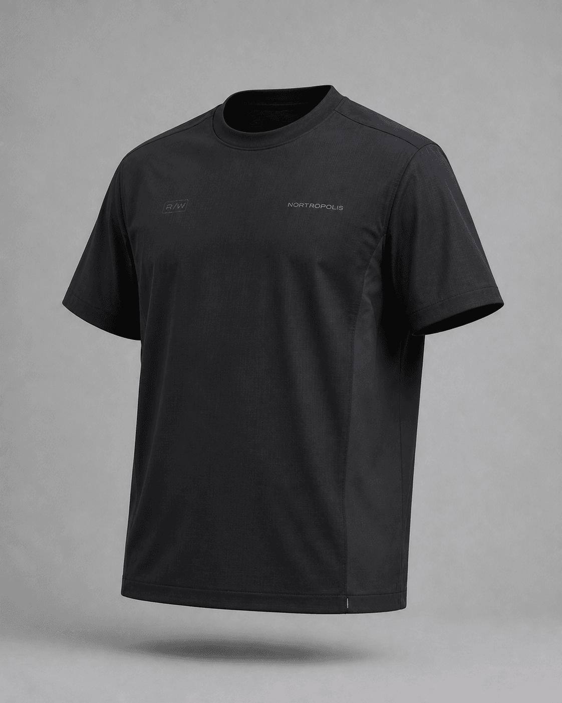 Mobile Field Tee — Sahr, Rhymes with Car Edition, Obsidian front preview