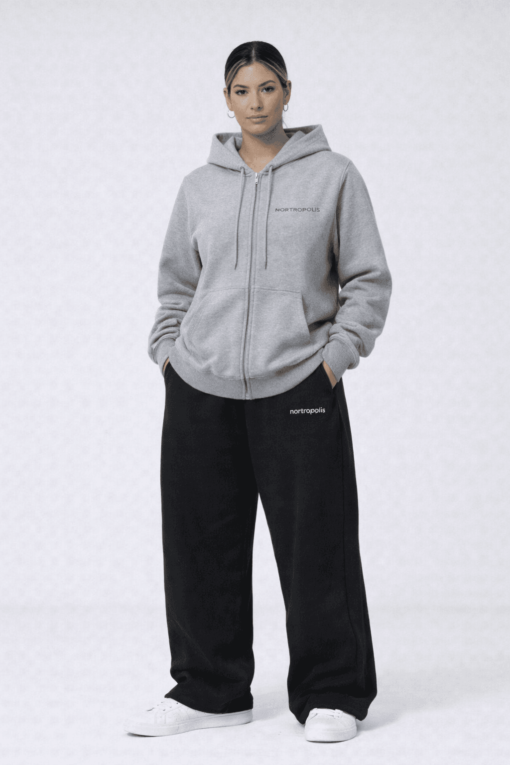Oversized Lounge Pant — on model